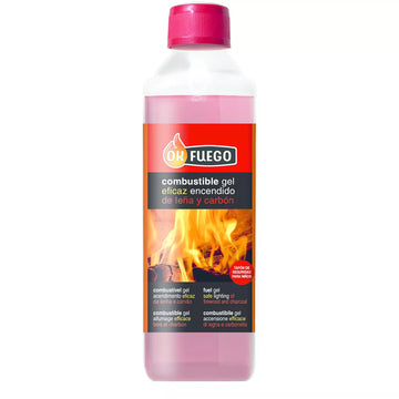 Gel de encendido OK FUEGO 500ml para leña y carbón