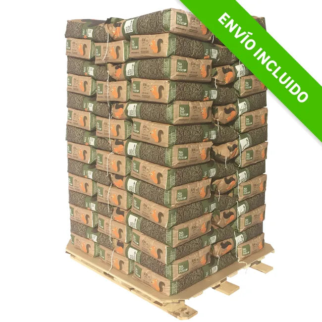 Palet de 88 sacos de pellet NATURPELLET
